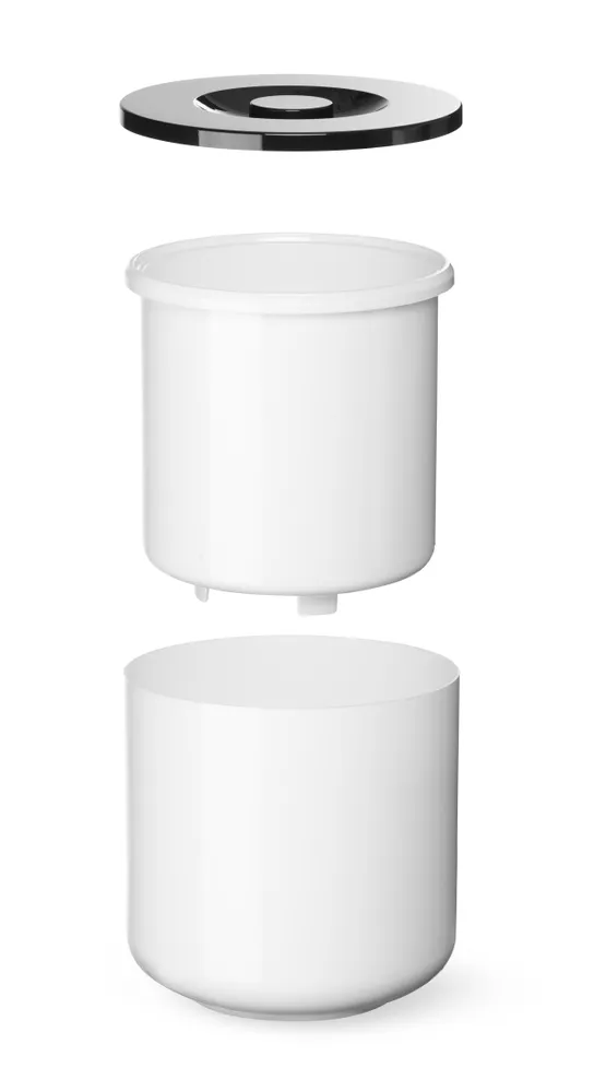 Seau à glaçons blanc double paroi, BarUp, 10L, Blanc, ⌀292x(H)220mm