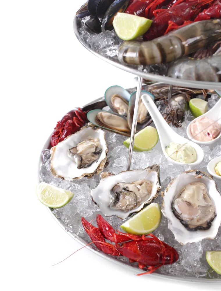 Support plateau de fruits de mer, HENDI, ⌀400x(H)200mm