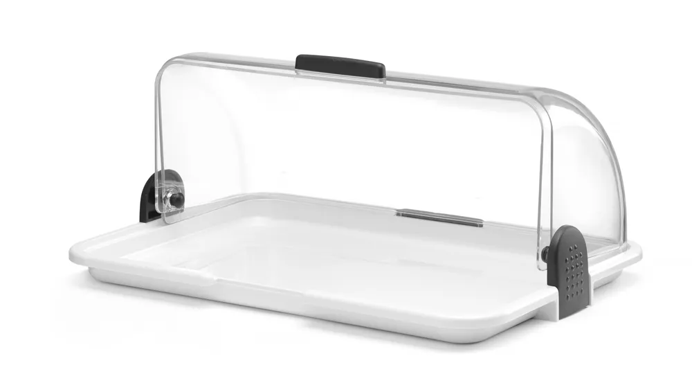 Vitrine à couvercle coulissant Roll top, HENDI, 465x310x(H)190mm