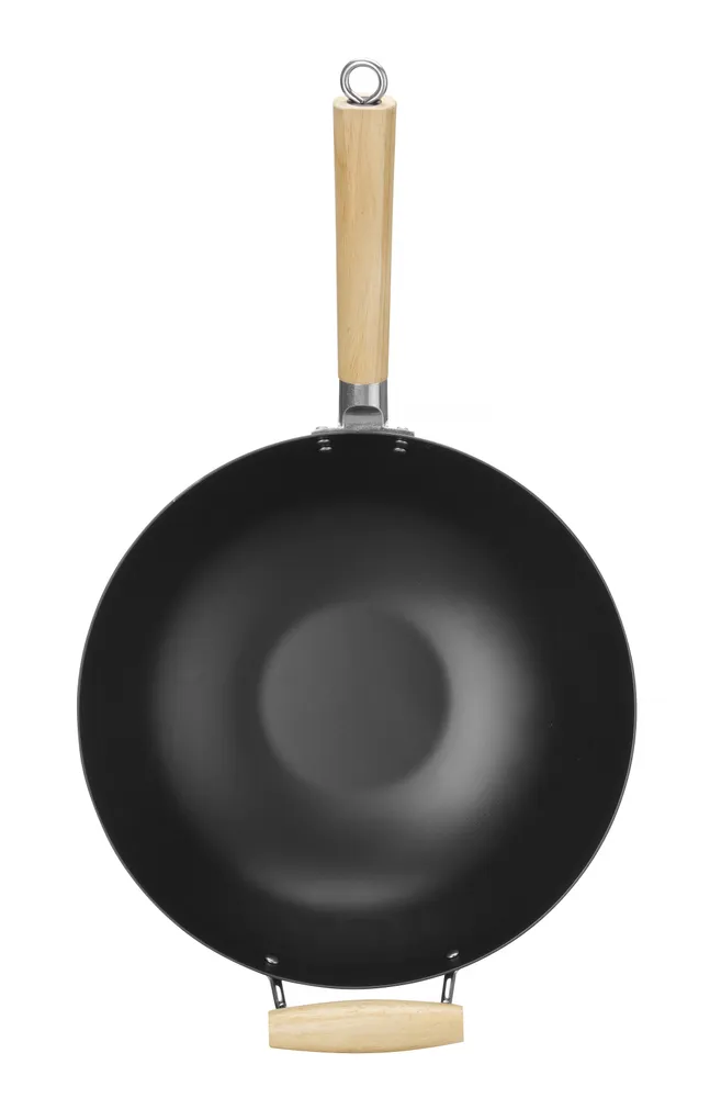 Wok avec manche en bois, HENDI, ⌀324x565mm