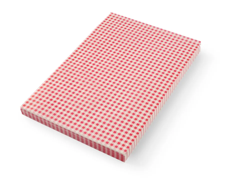 Set de table en papier sulfurisé - 500 pièces, HENDI, motif à carreaux, 500 u., 420x275mm