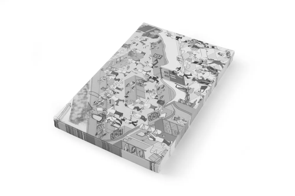 Set de table en papier sulfurisé - 500 pièces, HENDI, motif à carreaux, 500 u., 420x275mm