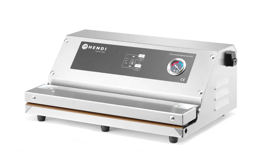 Machine à emballer sous vide externe Profi Line, HENDI, Profi Line, Barre de soudure 350 mm, 383x293x(H)175mm