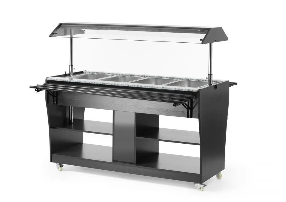 Buffet chauffant, HENDI, GN 1/1, 1490x765x(H)1370mm
