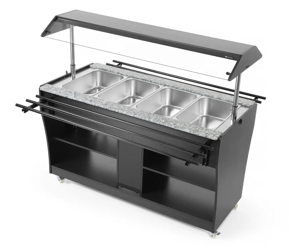 Buffet chauffant, HENDI, GN 1/1, 1490x765x(H)1370mm