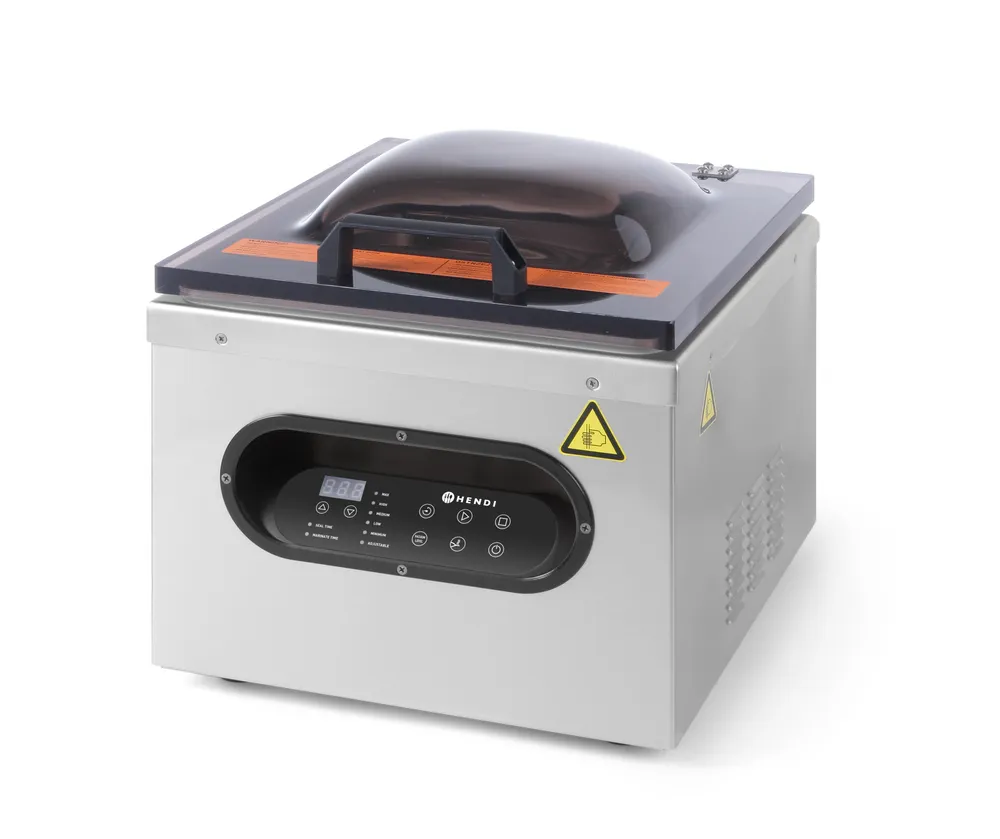 Machine à emballer sous vide avec chambre Kitchen Line, HENDI, Kitchen Line, 230V/630W, 360x490x(H)365mm