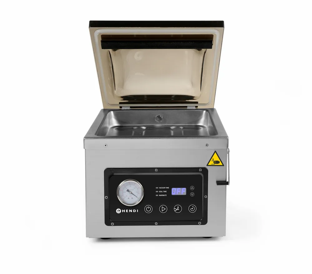 Machine à emballer sous vide avec chambre Profi Line 300, HENDI, Profi Line, bande de soudure 300 mm, 230V/950W, 367x425x(H)364mm