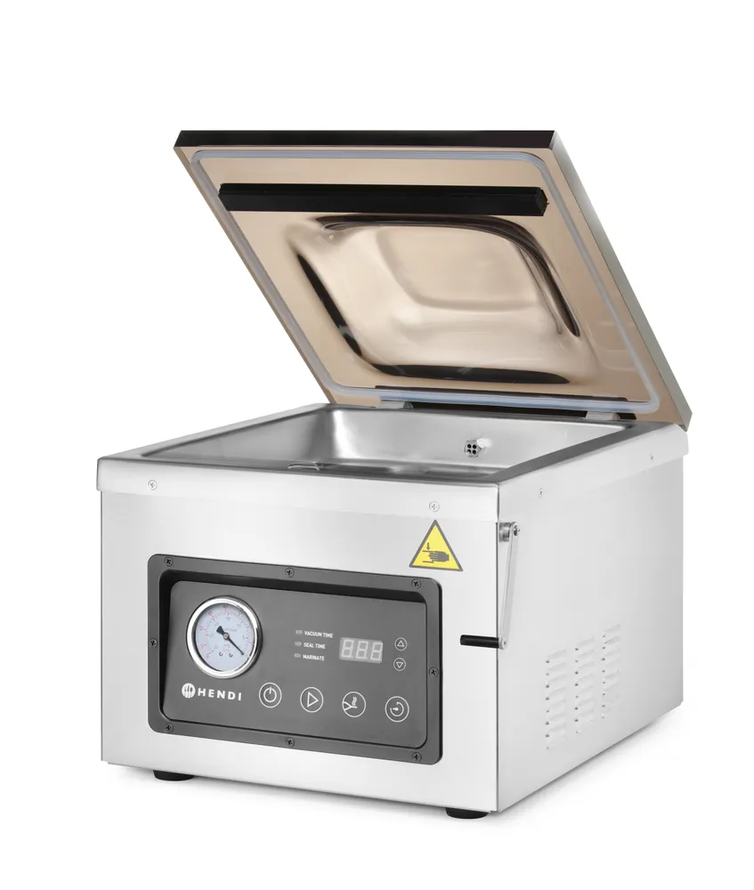 Machine à emballer sous vide avec chambre Profi Line 300, HENDI, Profi Line, bande de soudure 300 mm, 230V/950W, 367x425x(H)364mm