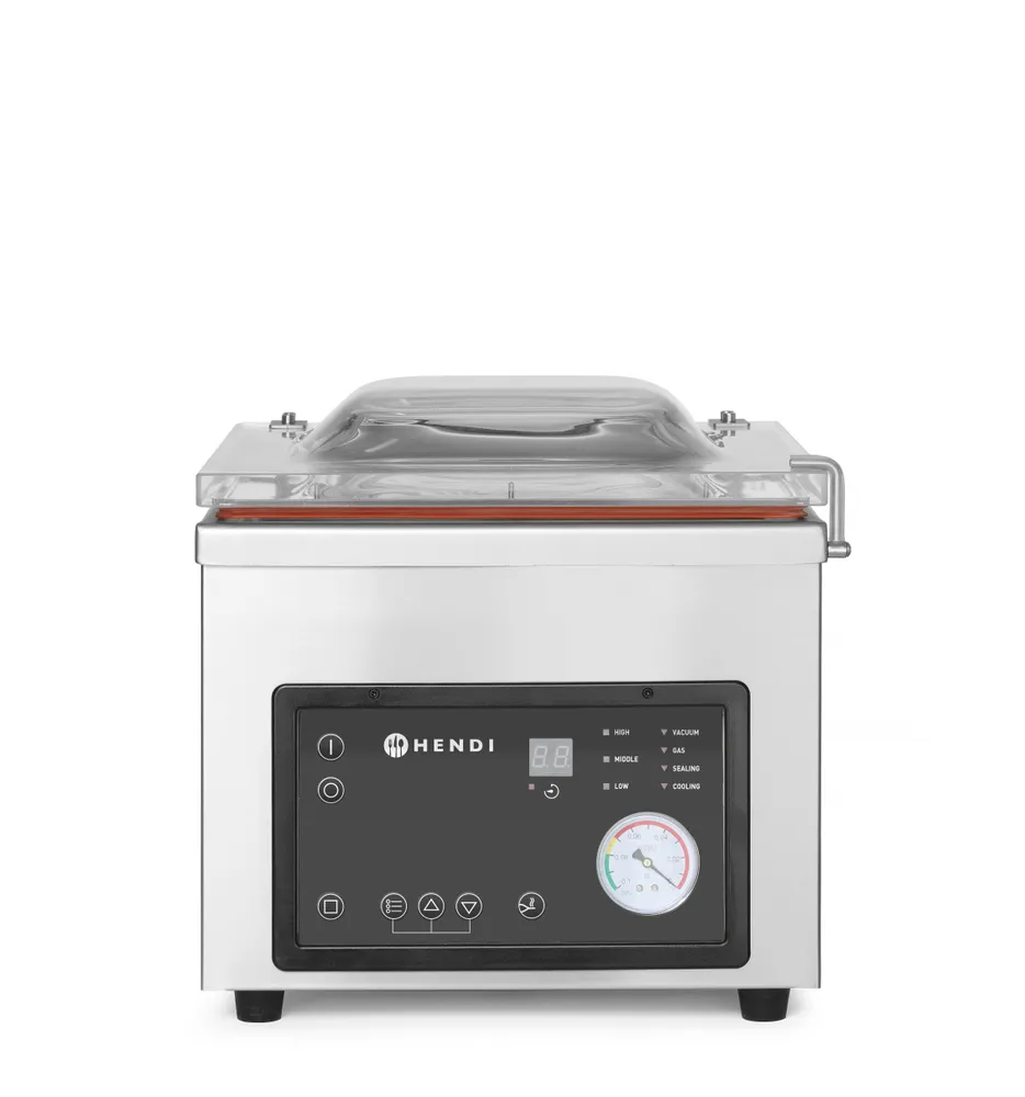Machine à emballer sous vide avec chambre Profi Line, HENDI, Profi Line, bande de soudure 350 mm, 230V/750W, 450x555x(H)480mm
