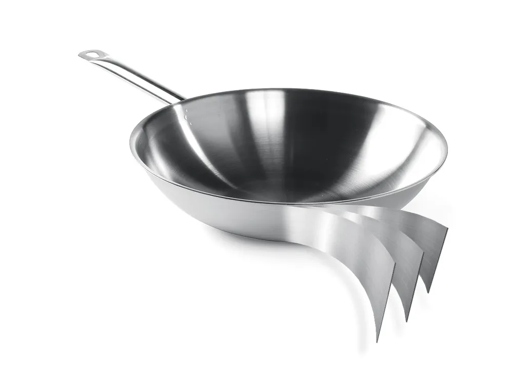 Wok 3-ply - sans couvercle HENDI 839003
