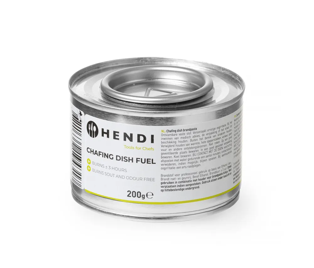 Pâte combustible pour chafing dish en boîte, HENDI, 72 u
