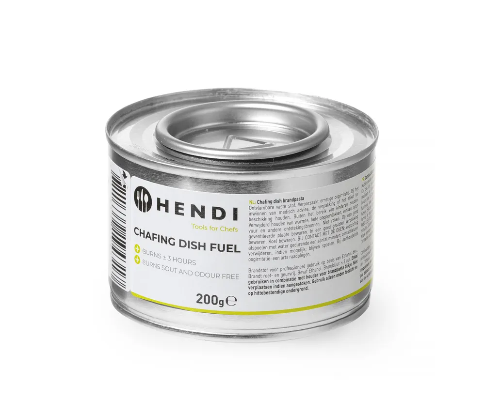 Pâte combustible pour chafing dish en boîte HENDI 194355