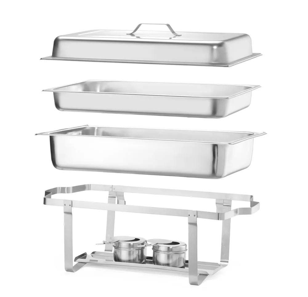 Chafing dish Gastronorme 1/1, HENDI, Kitchen Line, 9L, 2 u., 600x358x(H)295mm