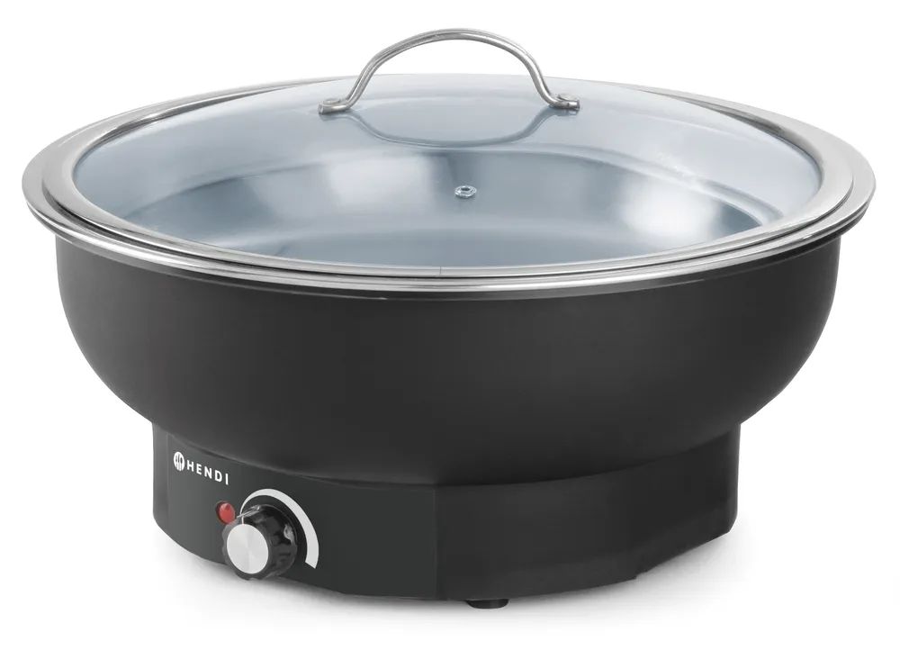 Réchaud électrique - Tesino, HENDI, Kitchen Line, 6,8L, 230V/500W, ⌀405x(H)240mm