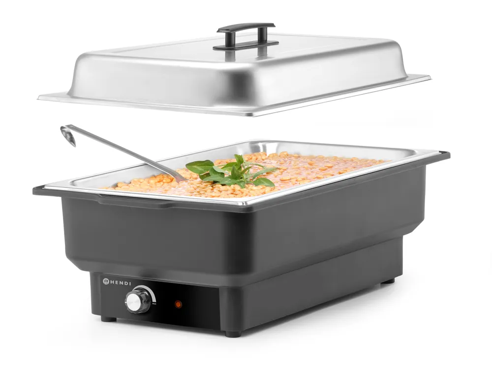 Réchaud électrique Tellano, HENDI, Kitchen Line, GN 1/1, 9L, 220-240V/900W, 575x349x(H)278mm