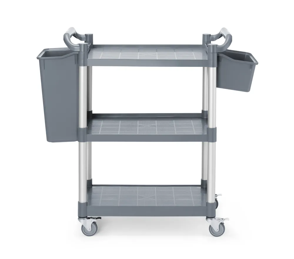 Chariot de service en polypropylène - 3 étagères, petit AmerBox 810200