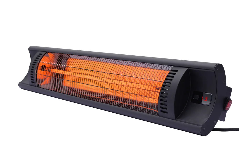 Chauffage de terrasse infrarouge Bola, HENDI, Noir, 230V/2500W, 912x185x(H)174mm