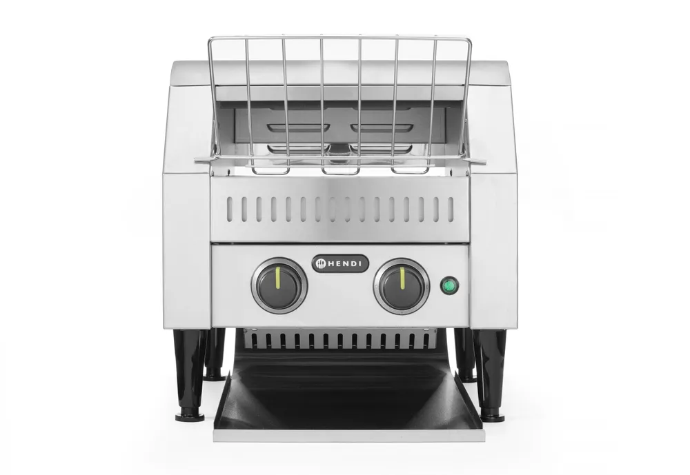 Grille-pain constant double, HENDI, Argent, 230V/2240W, 418x365x(H)390mm