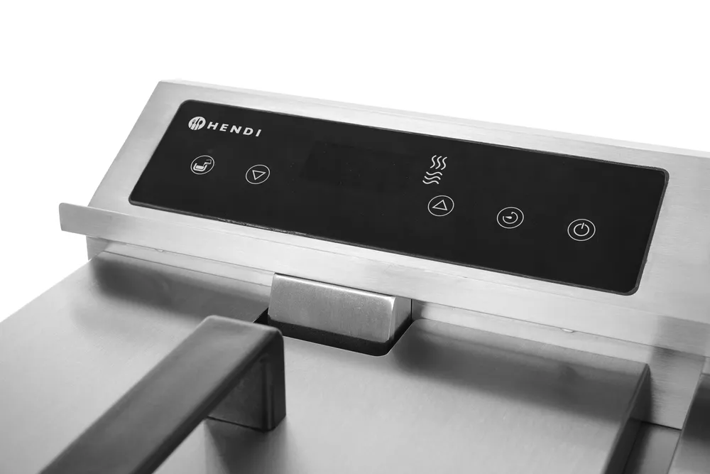 Friteuse à induction avec robinet de vidange - 8 l HENDI 215012