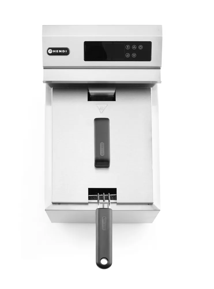 Friteuse Profi Line avec robinet de vidange numérique - 8 l, HENDI, Profi Line, 8L, 230V/3500W, 305x515x(H)345mm