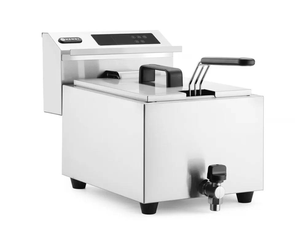Friteuse Profi Line avec robinet de vidange numérique - 8 l HENDI 207369