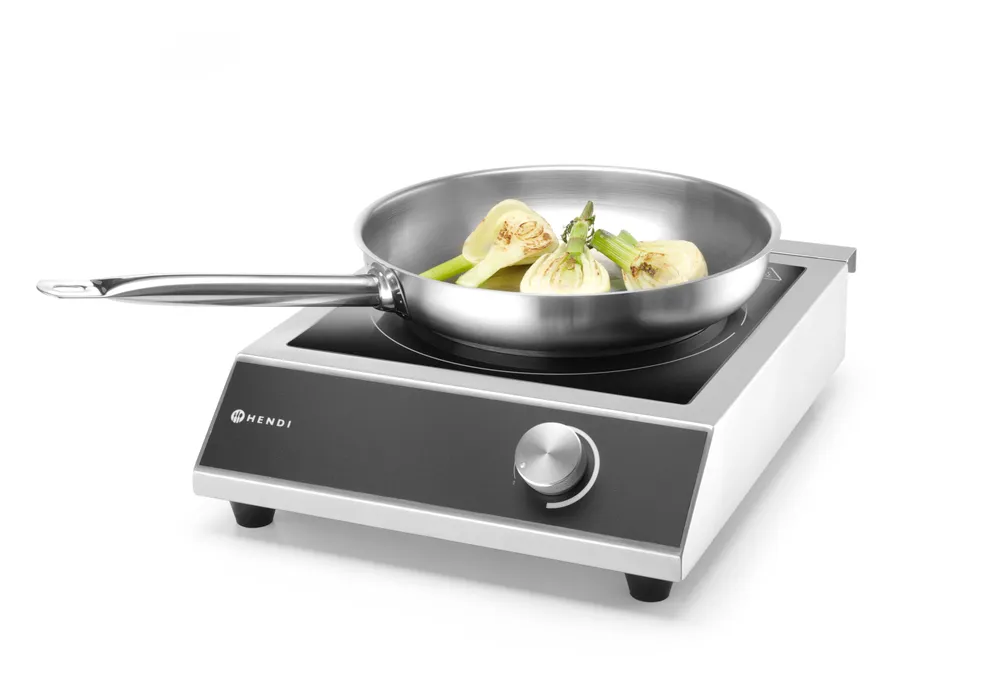Plaque de cuisson à induction modèle 3500 M, HENDI, Profi Line, 230V/3500W, 329x435x(H)106mm