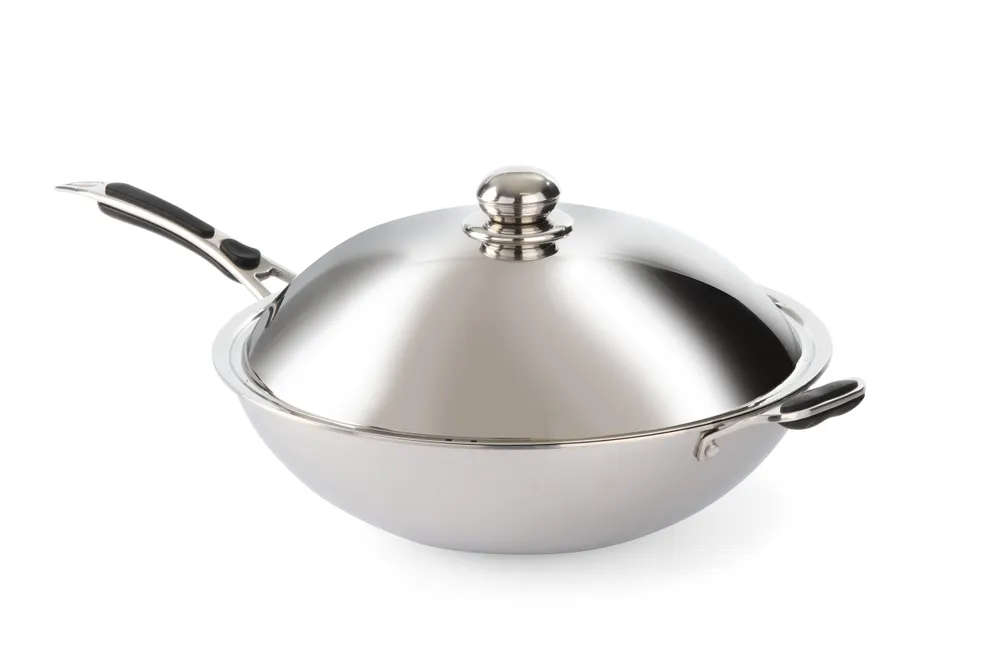 Wok à induction modèle 3500, HENDI, Profi Line, set plaque induction wok + wok, 230V/3500W, 340x450x(H)295mm