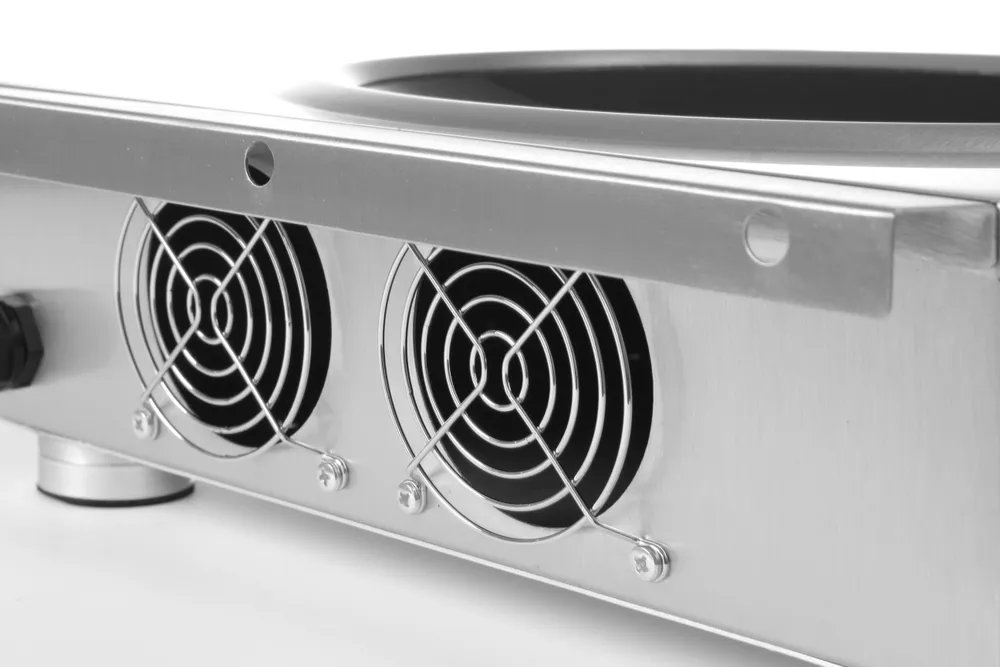 Wok à induction modèle 3500, HENDI, Profi Line, set plaque induction wok + wok, 230V/3500W, 340x450x(H)295mm