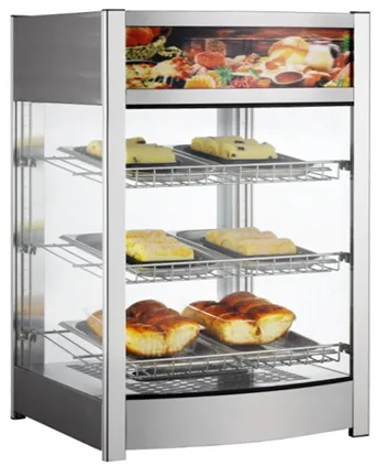 Vitrine de table chauffante, HENDI, 97 litres, 230V/800W, 460x467x(H)785mm