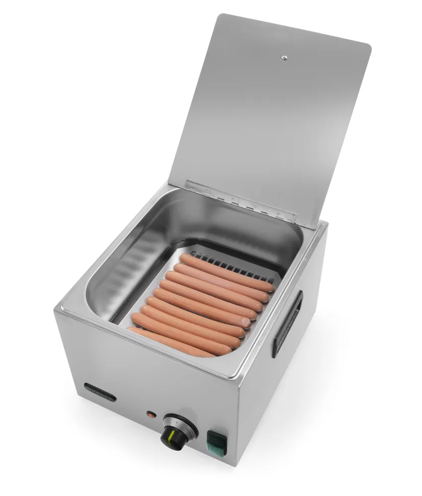 Chauffe-saucisses 10 litres, HENDI, Kitchen Line, 10L, 230V/1000W, 405x290x(H)254mm
