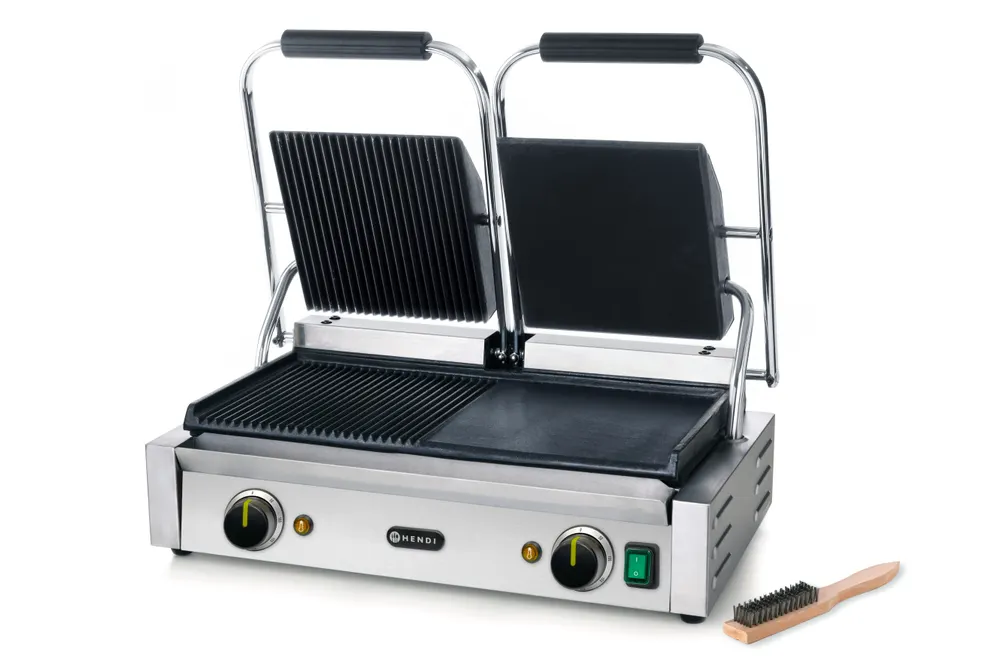 Grill de contact - modèle double HENDI 263907