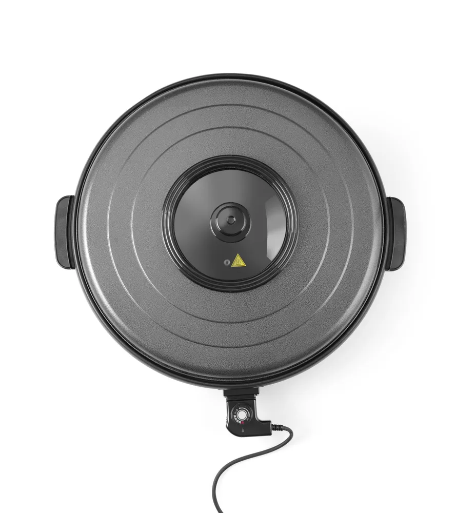Fait-tout électrique, HENDI, casserole intérieure 400x50mm, 230V/1400W, ⌀400x(H)190mm