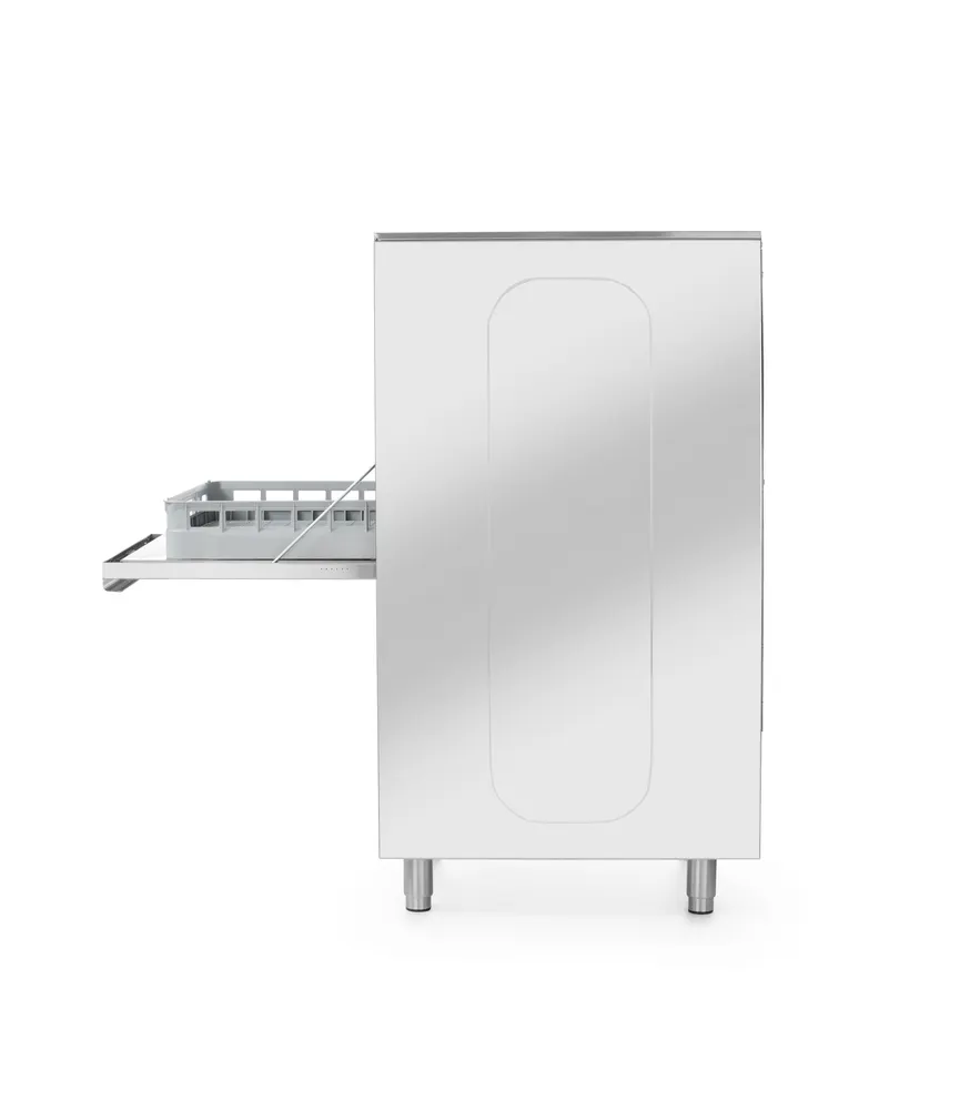Lave-vaisselle 50x60 pour plateaux et casseroles – à commande électronique, avec système de dosage de détergent et pompe de vidange HENDI 236574