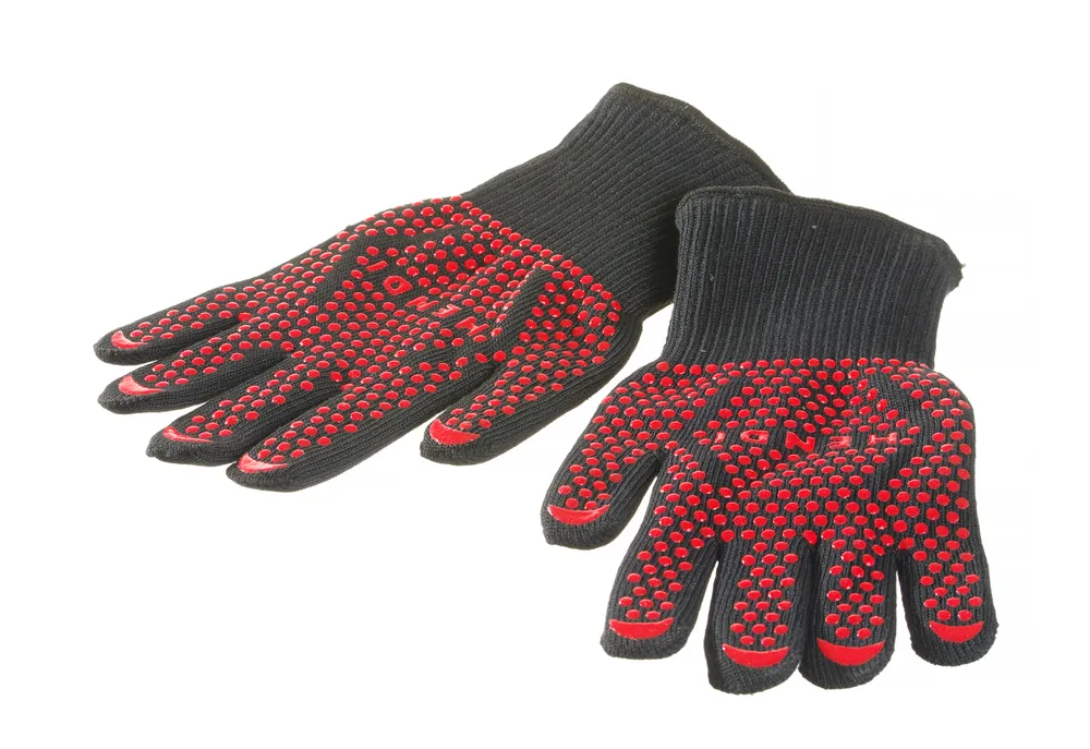 Gants barbecue résistants à la chaleur - 2 pièces, HENDI, 2 u., (L)300mm