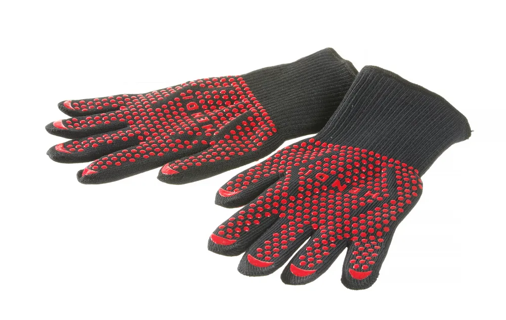 Gants barbecue résistants à la chaleur - 2 pièces, HENDI, 2 u., (L)300mm