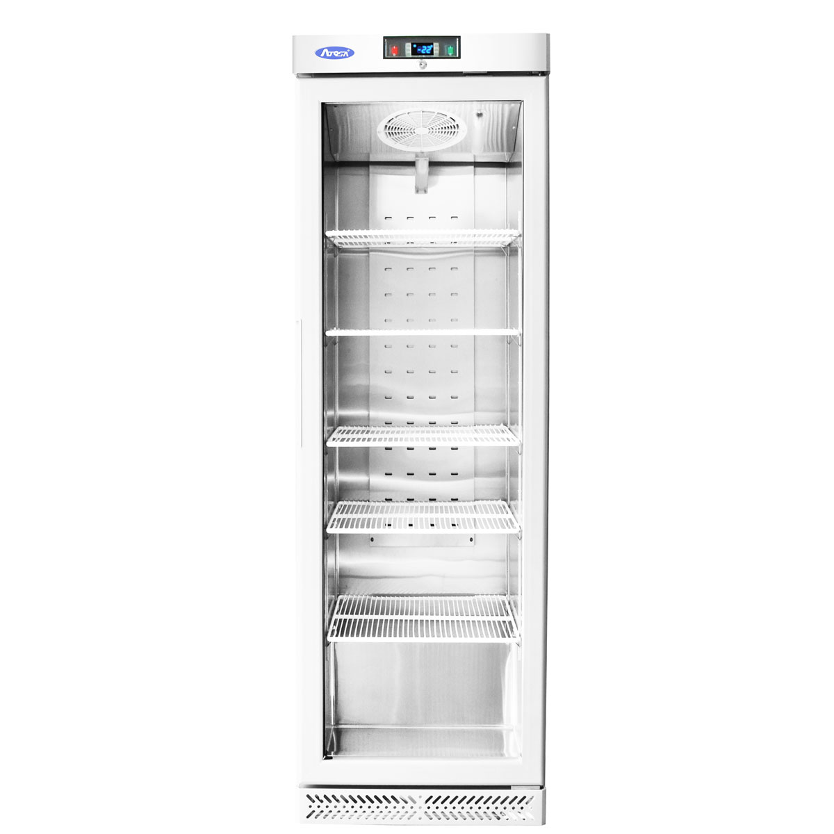 ARMOIRE SEMI PRO POSITIVE PORTE VITRE 380L DIM 595x640x1885 ATOSA ECF38RW