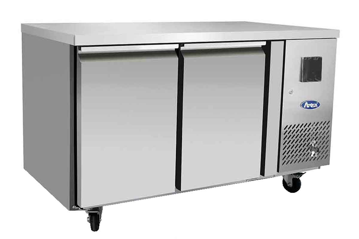 TABLE NEGATIVE 2 PORTES GN1/1 DIM 1360x700x840 ATOSA EPF3462GR