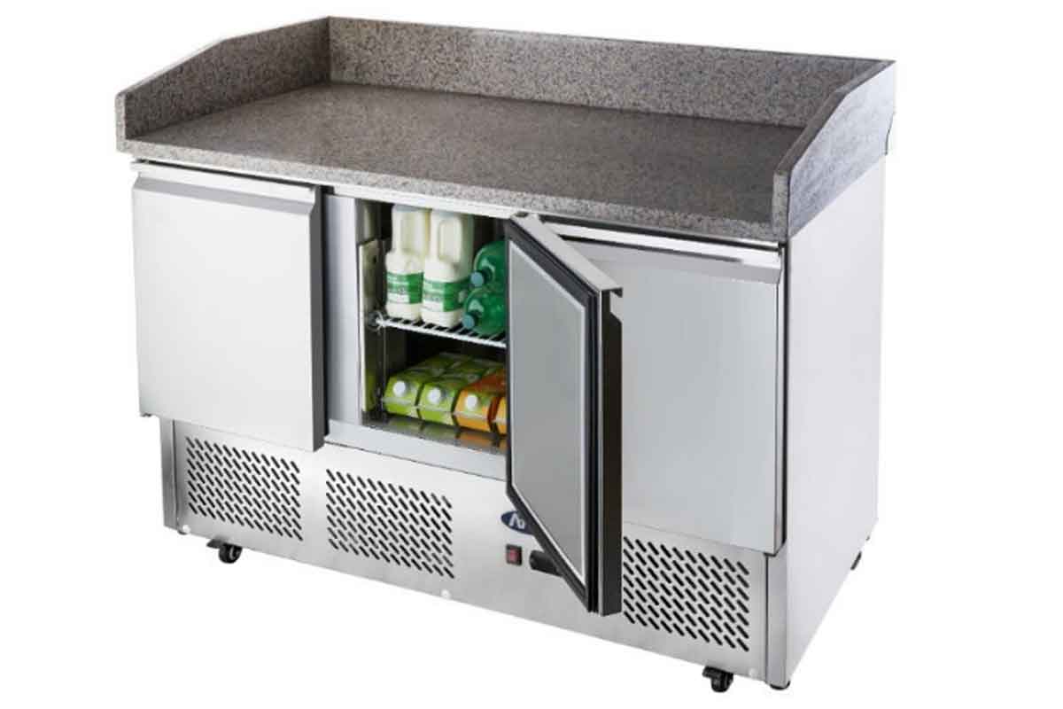 MEUBLE A PIZZAS 3 PORTES GN1/1 DIM 1365x700x885 ATOSA ESL3852GR