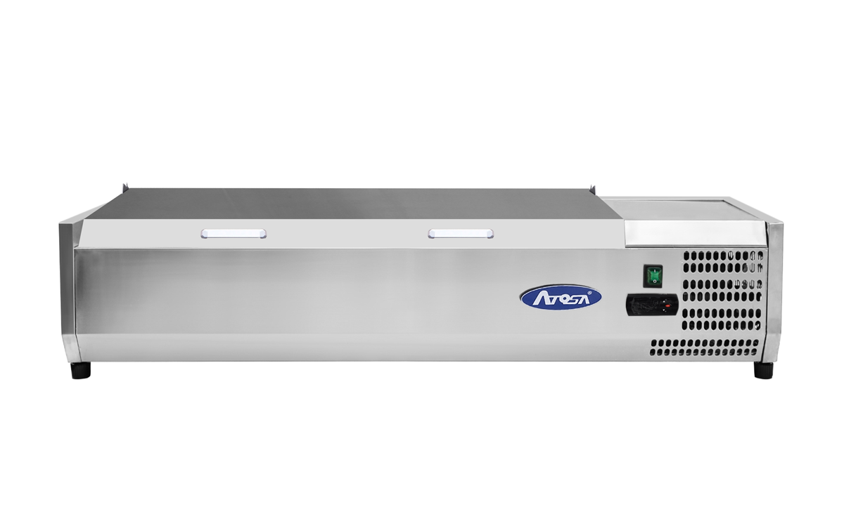 Saladettes à poser VRX1500/330 INOX  DIM 1500x335x280 ATOSA ESL3883GR-S