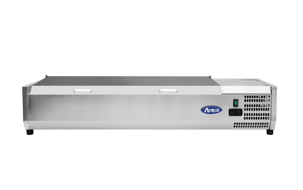 Saladettes à poser VRX1600/380 INOX  DIM 1600x395x280 ATOSA ESL3886GR-S