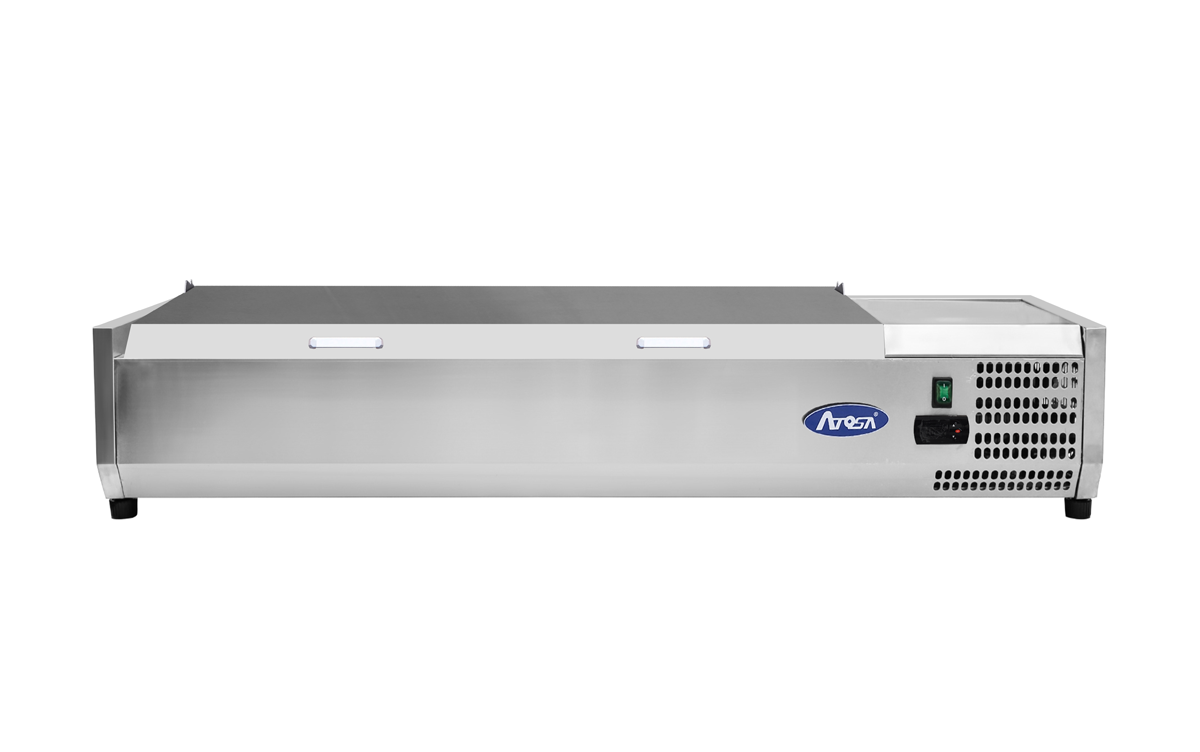 Saladettes à poser VRX1800/380 INOX  DIM 1800x395x280 ATOSA ESL3888GR-S