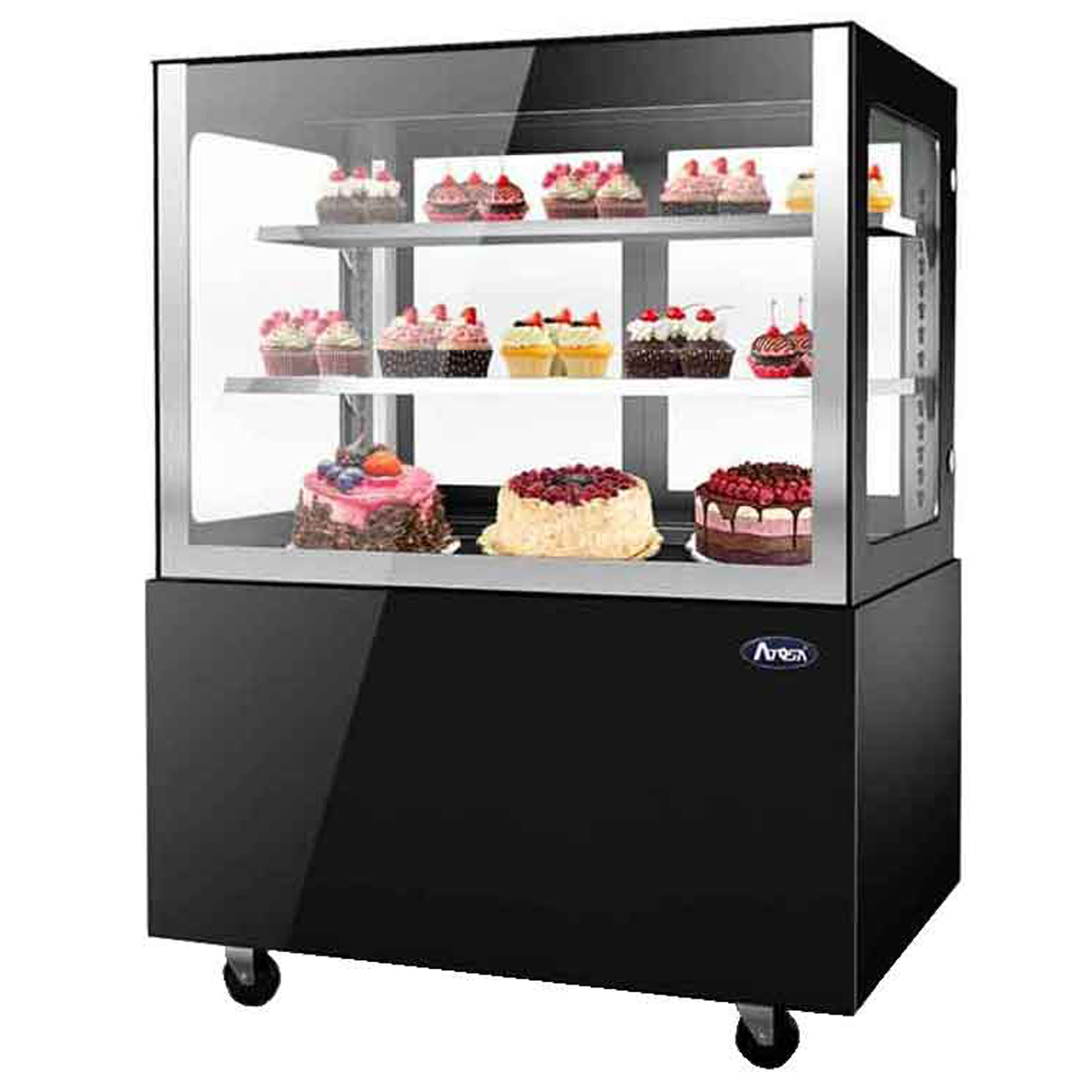 VITRINE DROITE SERVICE ARRIÈRE DIM 1200x660x1200 ATOSA WDG126FB