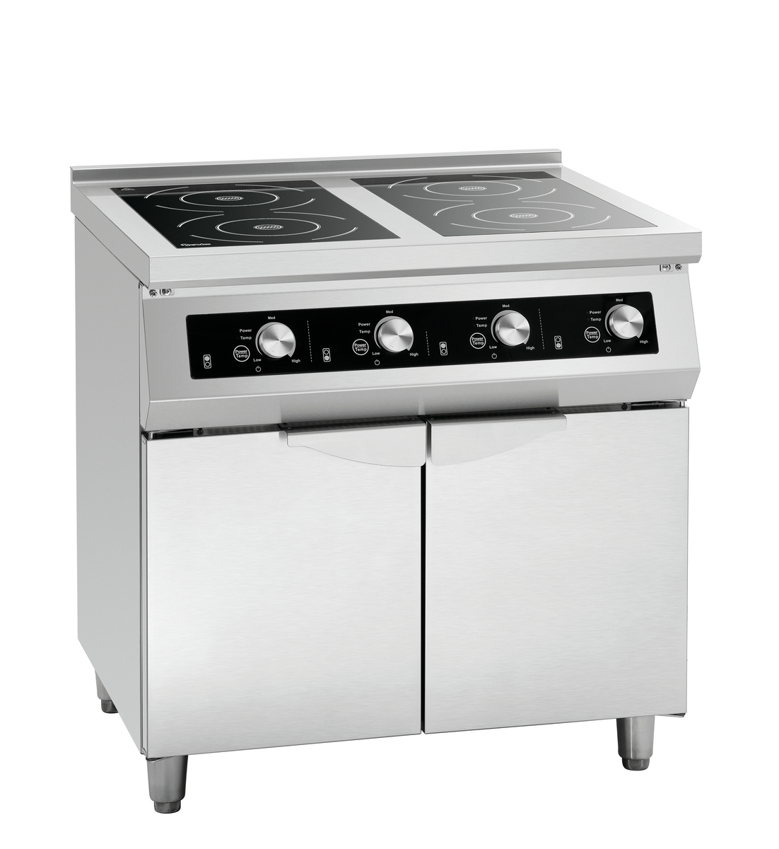 Piano 4 feux induction sur coffre fermé - BARTSCHER - 105765