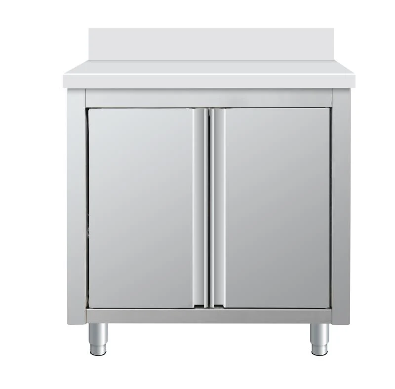 Placard en inox adossé - porte battante - 800x600x950mm SKYRAINBOW-THASR86A
