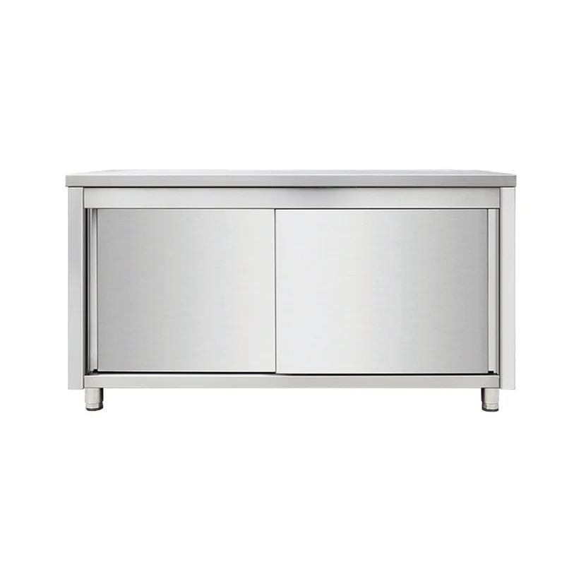 Placard en inox - porte coulissante - 1000x700x850mm  SKYRAINBOW-THASR107