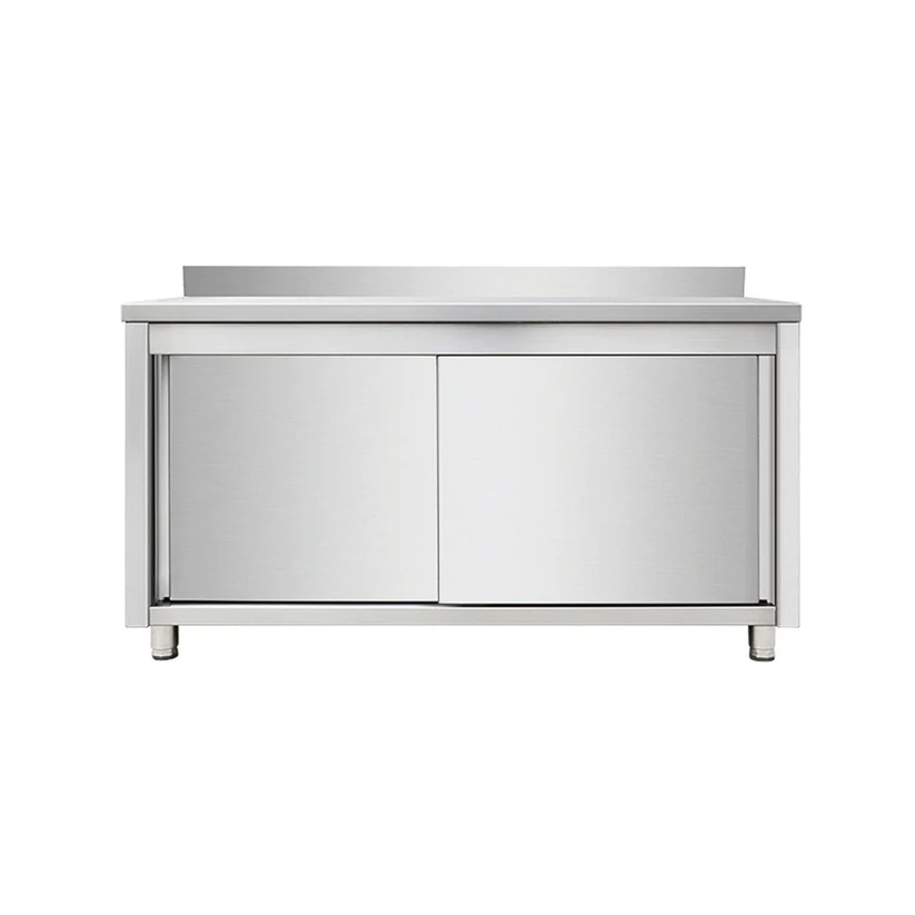 Placard en inox adossé - porte coulissante - 1800x600x950mm  SKYRAINBOW-THASR186A