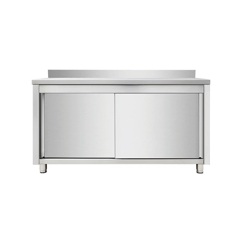 Placard en inox adossé - porte coulissante - 2000x600x950mm  SKYRAINBOW-THASR206A