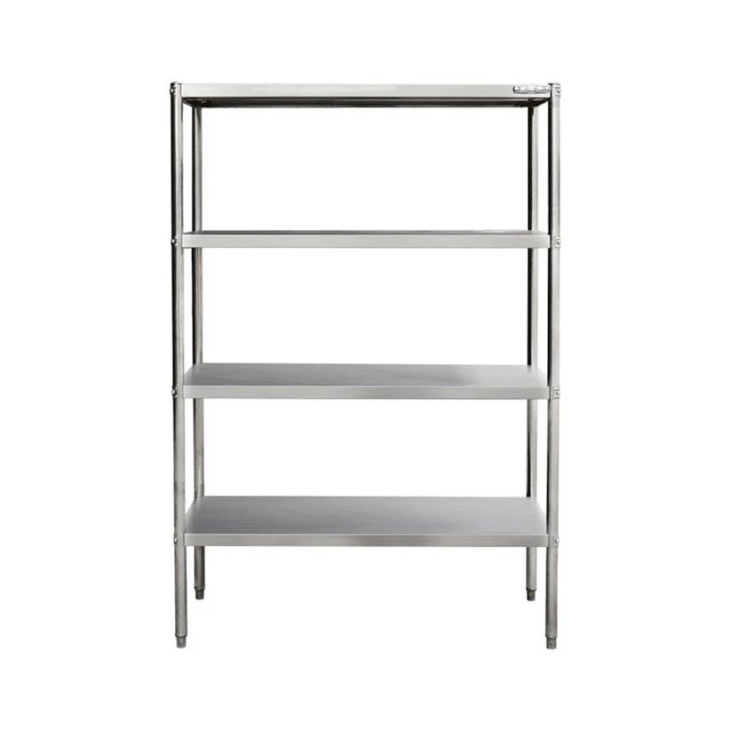 Rayonnage inox - 4 Niveaux - 800x400x1800mm - livré démonté SKYRAINBOW-THSS840L