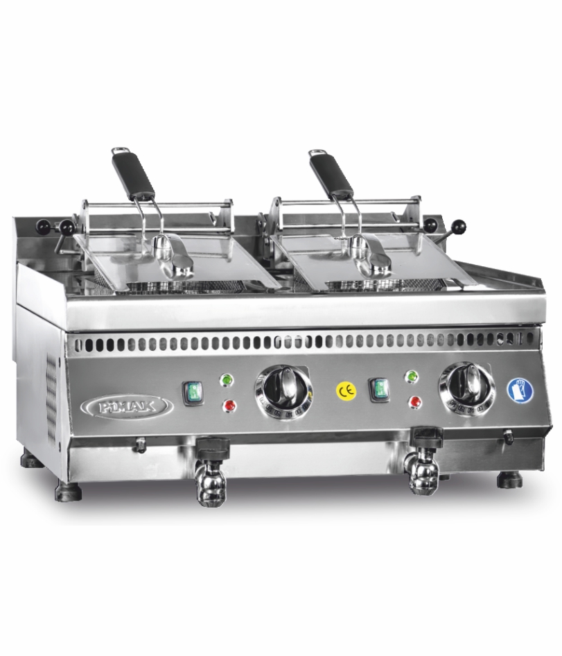 Friteuse à poser - 10+10 litres - ELECTRIQUE  - PIMAK - M169-1