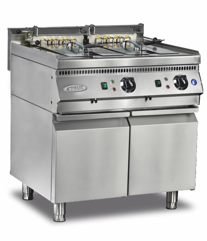 Friteuse 12 + 12L sur coffre ELECTRIQUE - PIMAK - 70SDE-M073-1